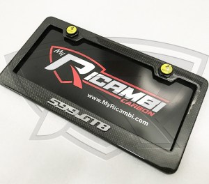 Ferrari 599 GTB Carbon Fiber License Plate Frame 