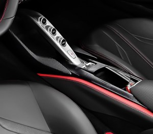 Genuine OEM Ferrari 812 Superfast Carbon Fiber Center Console Tunnel