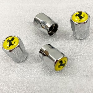 Yellow Hexagonal Valve Stems (All Ferrari)