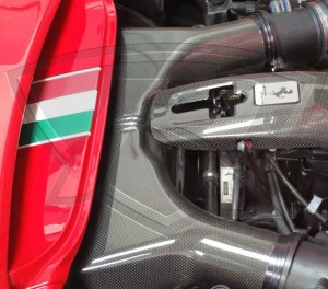 Ferrari 488 GTB abd 488 Spider Carbon Fiber Lock Cover